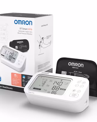 OMRON X7 Smart AFib Misuratore di Pressione da Bra