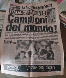 Gazzetta dello sport e Corriere dello Sport 1982