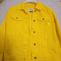 Giacca jeans gialla fracomina