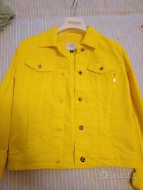 Giacca jeans gialla fracomina