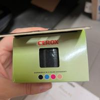 Benda Tape kinesio CEROX nuovo nero 2 confezioni