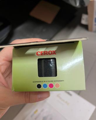 Benda Tape kinesio CEROX nuovo nero 2 confezioni