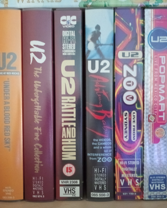 U2 vhs
