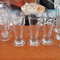 Bicchieri assortiti in vetro