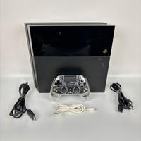 Console Sony Ps4 Fat 500GB Nera cavi controller