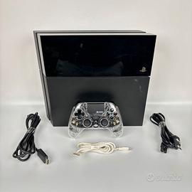 Console Sony Ps4 Fat 500GB Nera cavi controller