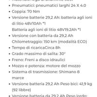 Bicicletta Ebike pieghevole 24