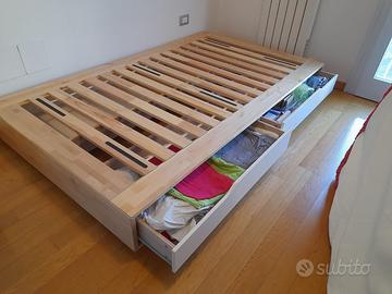 Letto e materasso 1.5 piazze ikea