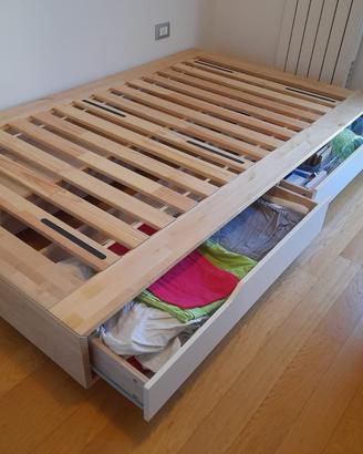 Letto e materasso 1.5 piazze ikea
