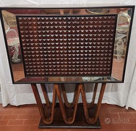VINTAGE MOBILE BAR DESIGN OSVALDO BORSANI ANNI '40