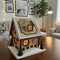 Casetta Pan di Zenzero Illuminata con luci a led✨