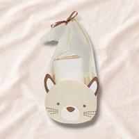 Set Neonato-a Accappatoio Triangolo 