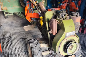 Motocoltivatore equipaggiato con carrello