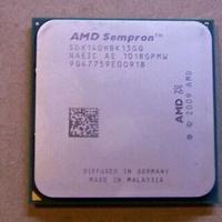 CPU PC AMD Sempron con dissipatore e scheda madre