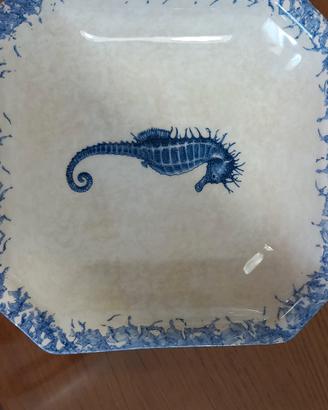 Vassoio in Ceramica "Ippocampo" – Made in Italy