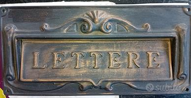 BUCA PER LETTERE IN LEGA ALLUMINIO BRONZO