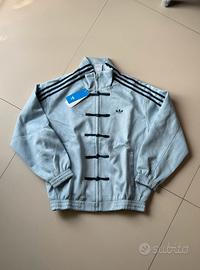Felpa Adidas celeste Tang taglia L