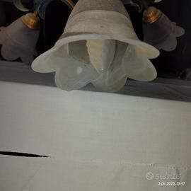 lampadario in ferro battuto 