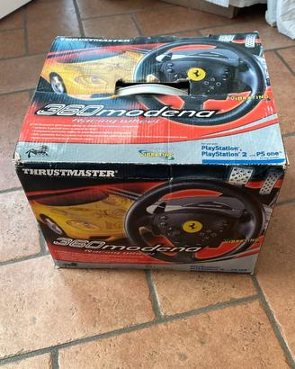 Volante THRUSTMASTER + PEDALIERA Ferrari