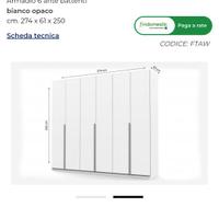 Armadio camera da letto