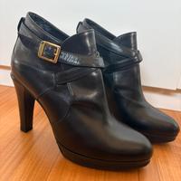 Stivaletto donna pelle nera Max Mara