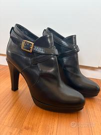 Stivaletto donna pelle nera Max Mara