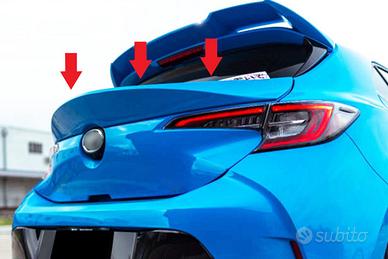 Toyota Corolla hatchback 2018+ SPOILER BAGAGLIAIO