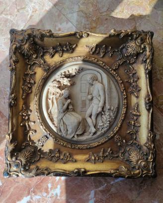 Arredo Antico Bassorilievo Elegante Oggettistica