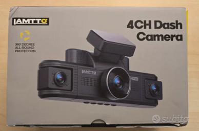 Dashcam Lamtto DC25 camera auto sicurezza 4 canali