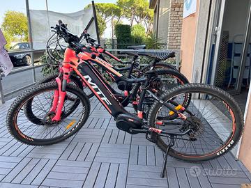 E bike mountain bike mono ammortizzata