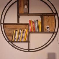 Libreria Maison du Monde in metallo e legno – desi