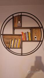 Libreria Maison du Monde in metallo e legno – desi