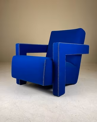 CASSINA UTRECHT 637 Poltrona in Lana  BLU