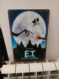 Targa metallo ET scena iconica