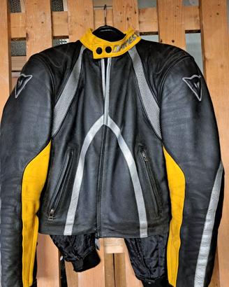 giacca in pelle Dainese T-age