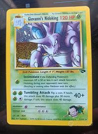 Giovanni's Nidoking Holo 7/132 Gym Challenge SWIRL