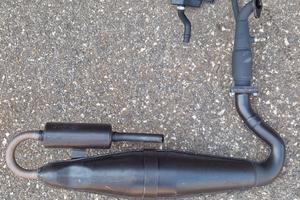 Marmitta cata. Completa ape 50 piaggio NUOVA2025