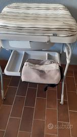 fasciatoio con vasca per il bagno 