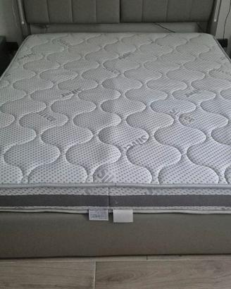 per urgenza Letto contenitore imbottito 160x