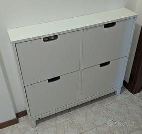 Scarpiera salvaspazio IKEA bianca