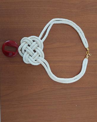 collana macramè 