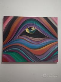 "Moon Eye" Olio su tela