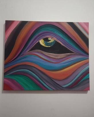 "Moon Eye" Olio su tela