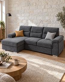 Divano Letto Angolare con Penisola