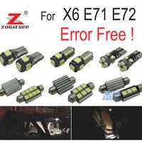 KIT 20 LAMPADE LED INTERNE BMW X6 E71 E72 M 2008-2
