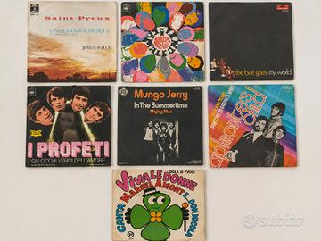 Lotto unico di 13 dischi 45 giri originali