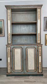 CREDENZA ANTICA DELL' 800' COMPOSTA DA 2 CORPI