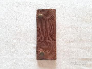 Astuccio Portachiavi vintage pelle stampata 6ga