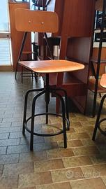 sgabelli regolabili con spalliera 