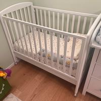 Culla Lovely Foppapedretti + materasso + lenzuola